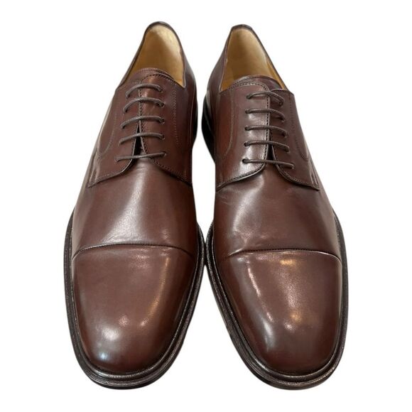 New Mezlan Piazza Drk Brown Men\'s Leather Lace-up Oxford Dress Shoes 11.5  11.5M main image 4